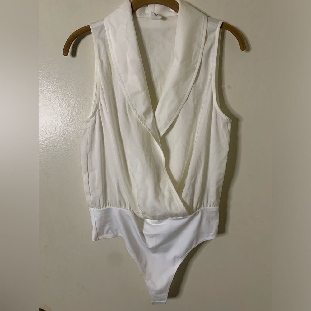 MELROSE MARKET IVORY BODYSUIT S